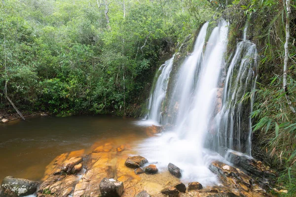 Chapada dos Veadeiros 'ta kristal şelale Alto Paraiso de Goias.