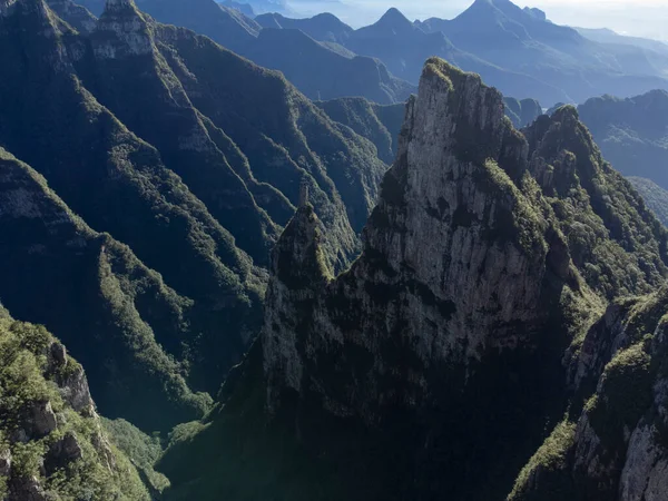 Bom Jardim da Serra Santa Catarina Brezilya 'daki Funil Kanyonu.