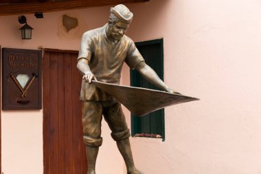 Lenois Bahia Brezilya, 15 Ocak. 2022: Chapada Diamantina 'da madencilerin anma töreni.