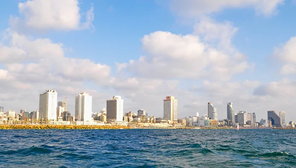Kilátás a tengerre, a Tel-Aviv — Stock Fotó
