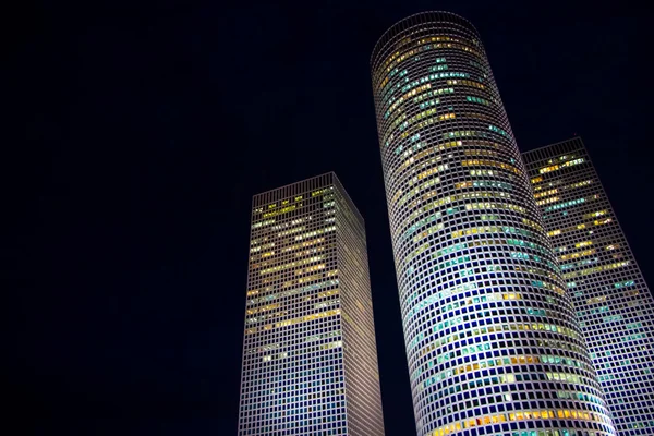 Night skyscrapers — Stock Photo, Image