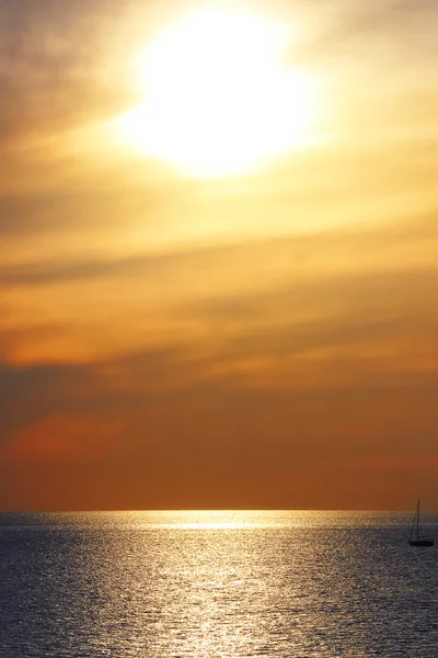 A tengeri naplemente — Stock Fotó