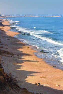 İsrail'de, ashkelon sabah deniz manzara