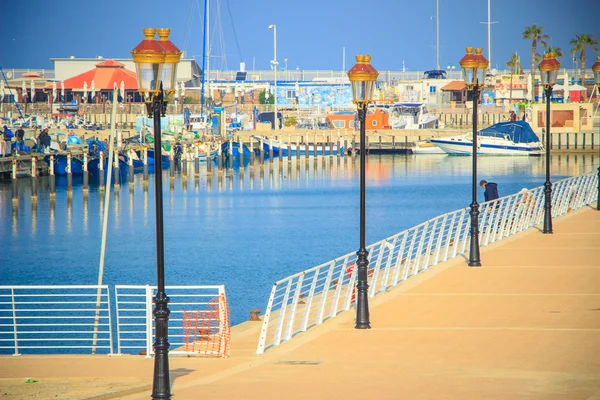 Foto bella marina in Ashkelon — Foto Stock