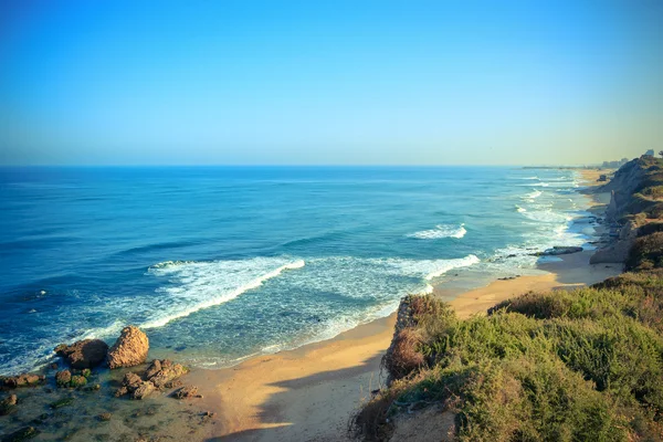 Deniz manzara. İsrail. Ashkelon.