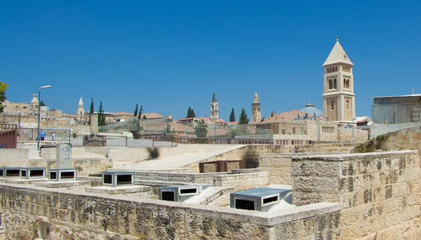 Mångfalden av arkitekturen i jerusalem — Stockfoto
