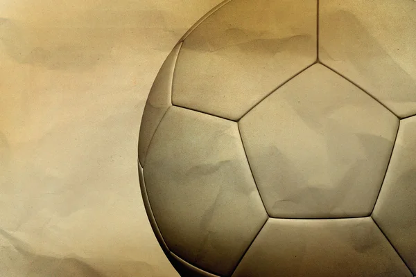 Vintage soccer ball — Stock Photo, Image