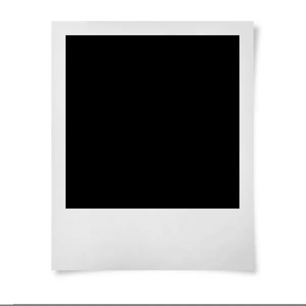 Порожня фотографія ізольована на білому — стокове фото