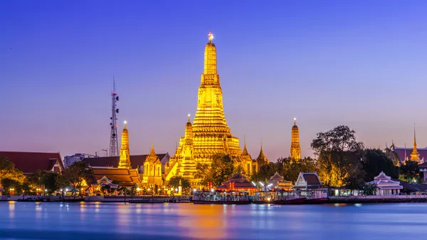 Prang z wat arun, bangkok, Tajlandia — Zdjęcie stockowe