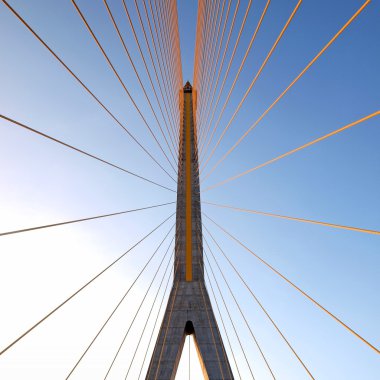 Mega sling brug, rama 8, in bangkok thailand