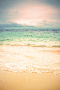 Vintage deniz manzarası