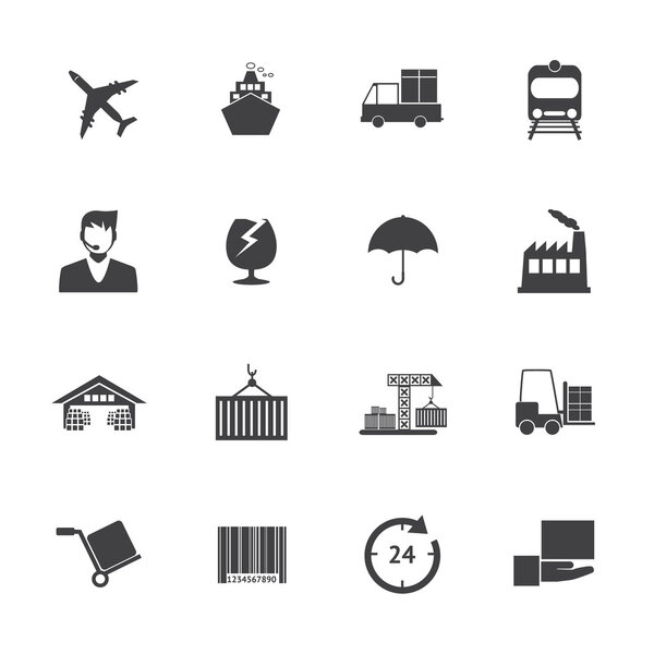 Logistics icons