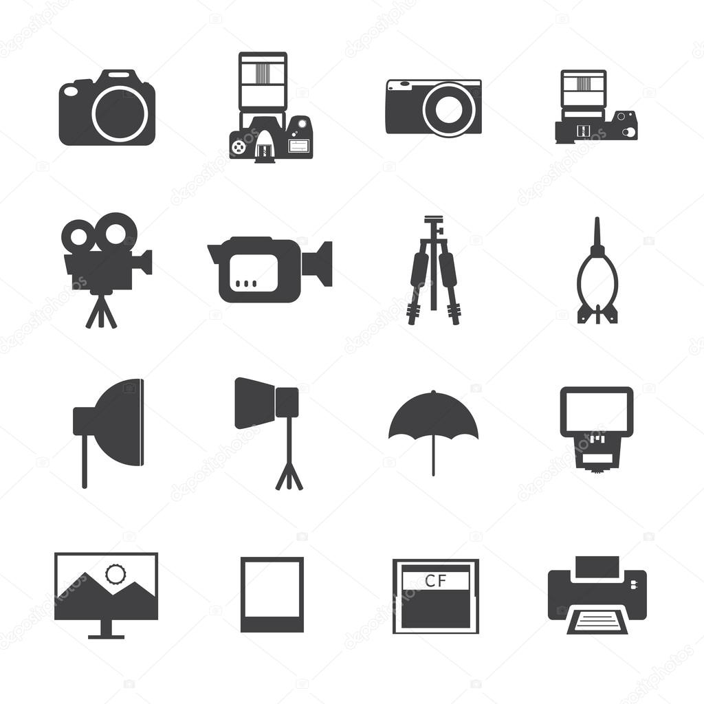 Camera and accessory icons