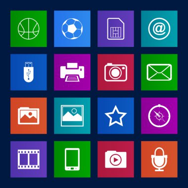 Mobil Icons set