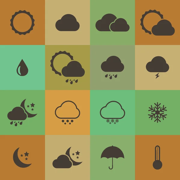 Retro style weather icon — Stock Vector