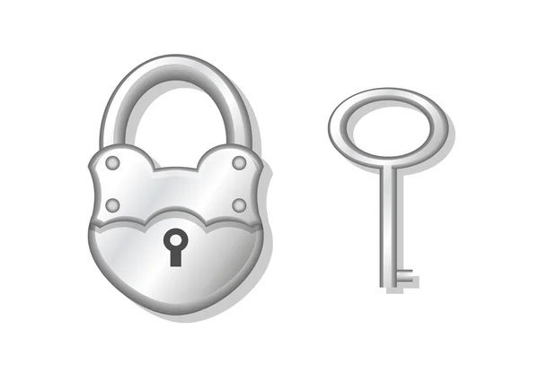 metal kilit ve anahtar