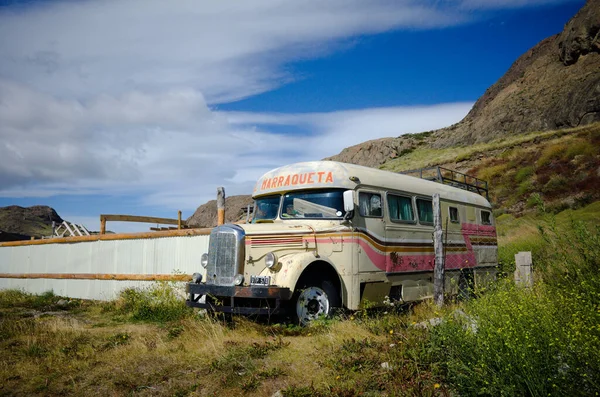 Chalten Santa Cruz Argentinien März 2020 Verlassener Bus Mit Rost — Stockfoto