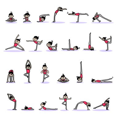 Yoga yapan kadın