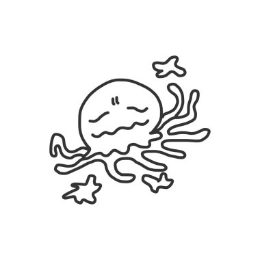 vektör Cadılar Bayramı karikatür kroki