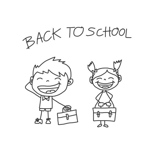 Tillbaka till skolan — Stock vektor