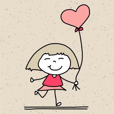 El çizimi mutlu çocuklar.