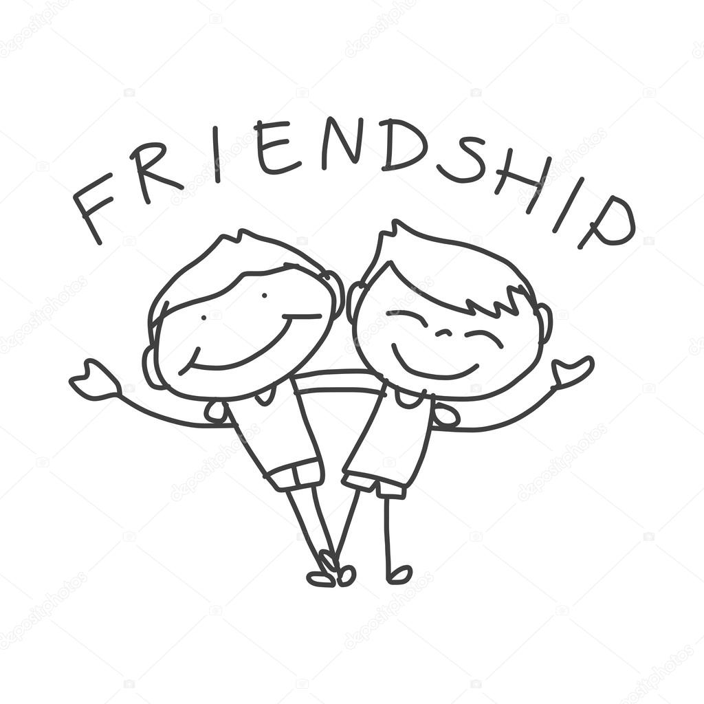 Best friends Stock Vector Image by ©atthameeni #30943869 Best friends Stock Vector Image by ©atthameeni #30943869