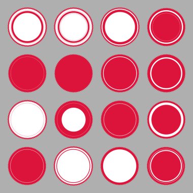 dizi boş vintage rozetleri ve Etiketler.