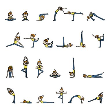 Yoga yapan kadın