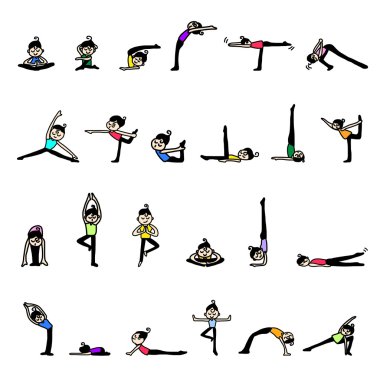 Yoga yapan kadın