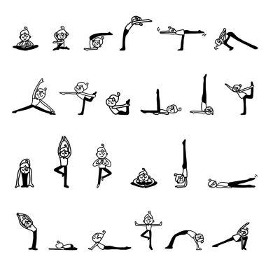 Yoga yapan kadın