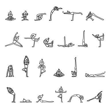 Yoga yapan kadın
