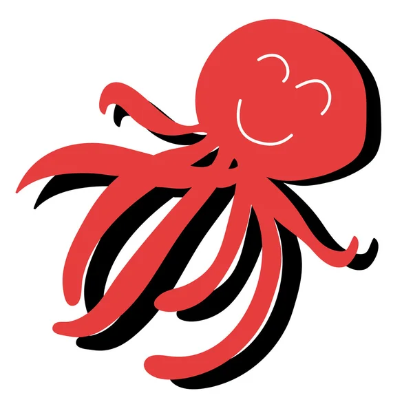 Grappige octopus — Stockvector