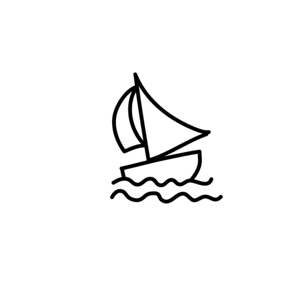 Лодка — стоковый вектор