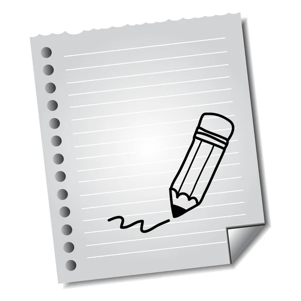 Hand cartoon puttend uit papier opmerking stickers — Stockvector