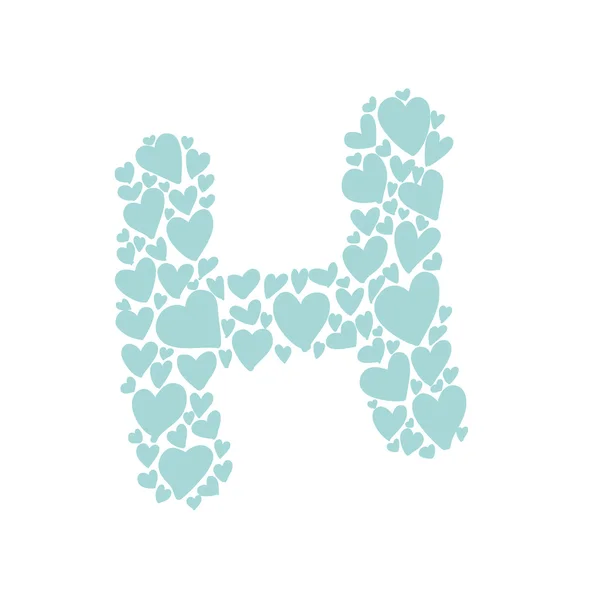 Lettre H — Image vectorielle