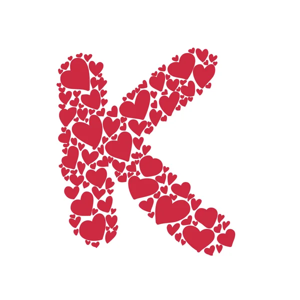 Lettre K — Image vectorielle