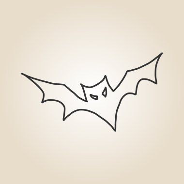 El çizimi Cadılar Bayramı karikatür