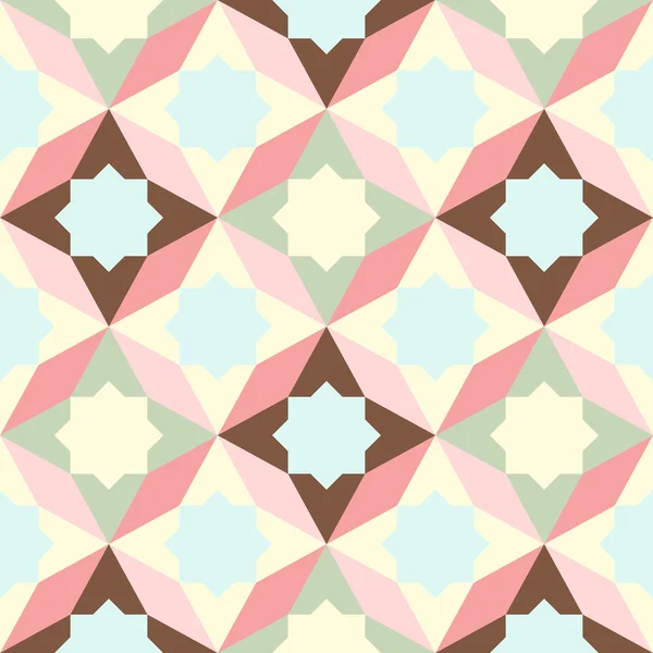 抽象的なレトロな幾何学模様 — ストックベクタ