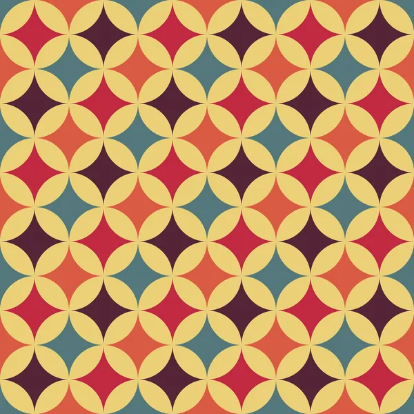 Abstract retro geometric pattern — Stock Vector
