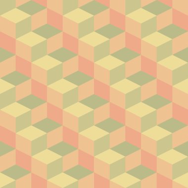 retro soyut geometrik desen