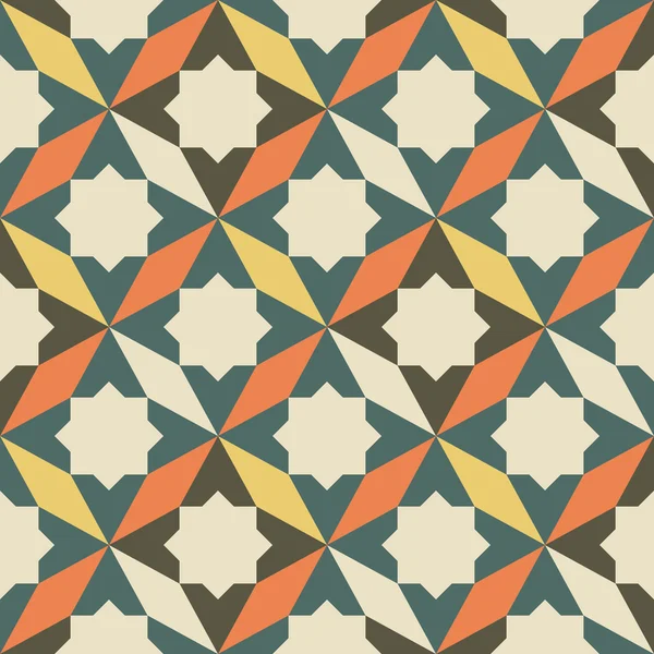 复古抽象的几何图案 — 图库矢量图片