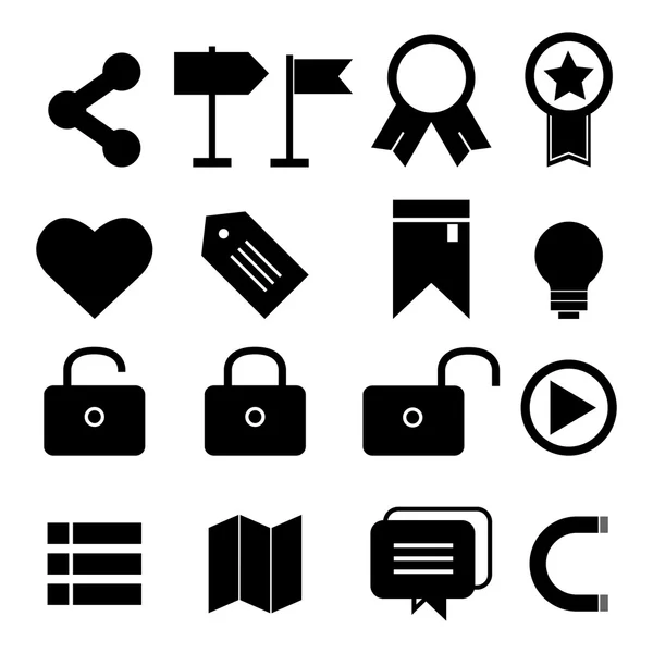 Iconos de negocios de dibujo a mano — Vector de stock