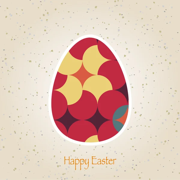 Modello uovo di Pasqua — Vettoriale Stock