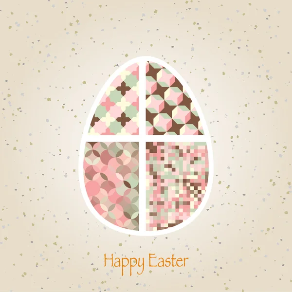 Easter egg pattern — Stock Vector