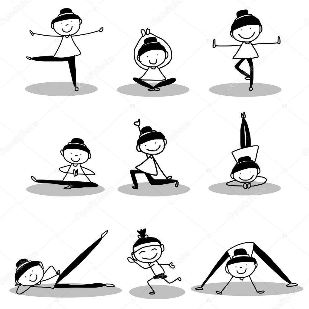 International Yoga Day Drawing | Yoga Day Drawing | Smart Kids Art - YouTube-saigonsouth.com.vn