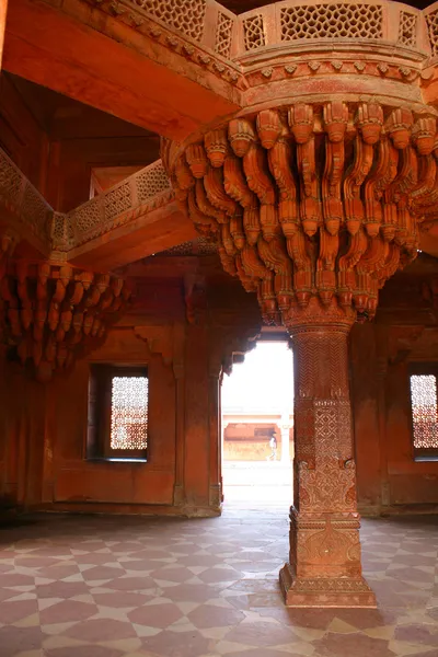 Het platform detail op fatehpur sikri — Stockfoto