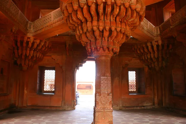 Het platform detail op fatehpur sikri — Stockfoto