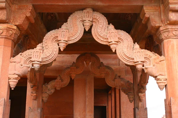 Detalhe da arquitetura em Fatehpur Sikri — Fotografia de Stock