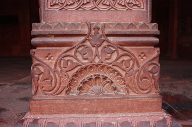 sütun temel agra fort Hindistan