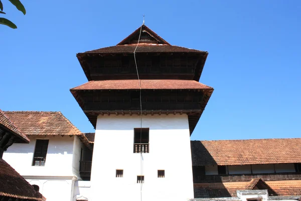 Kerala arquitetura do palácio padmanabhapuram — Fotografia de Stock